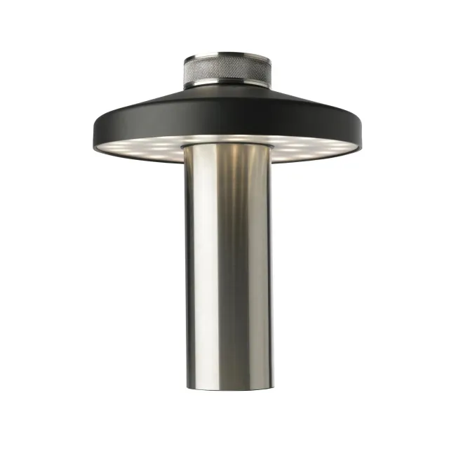 Turn T LED Lamp 22cm Black