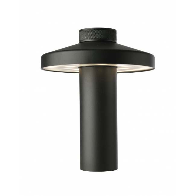 Lampa Turn T LED 22cm czarna