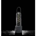 Lampa Coil LED 28cm czarna - 2