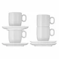 Komplet 2 filiżanek ze spodkiem Barista 170ml do cafe creme - 4