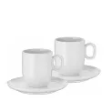 Komplet 2 filiżanek ze spodkiem Barista 170ml do cafe creme