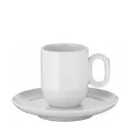 Komplet 2 filiżanek ze spodkiem Barista 60ml do espresso - 4