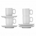 Set of 2 Barista Cups with Saucer 60ml for espresso - 7