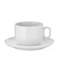 Komplet 2 filiżanek ze spodkiem Barista 160ml do cappucino - 5