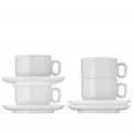 Komplet 2 filiżanek ze spodkiem Barista 160ml do cappucino - 3