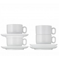 Set of 2 Barista Cups with Saucer 160ml for cappuccino - 6