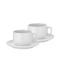 Komplet 2 filiżanek ze spodkiem Barista 160ml do cappucino