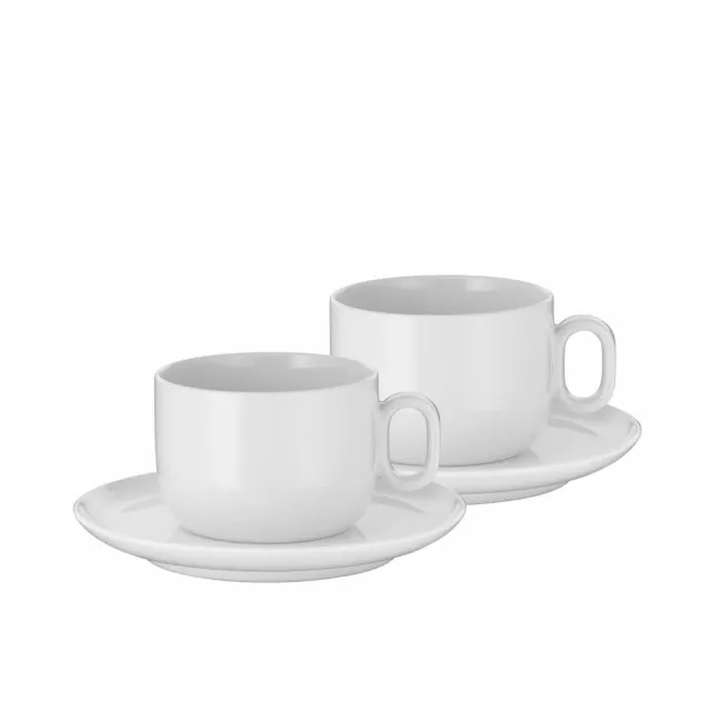 Komplet 2 filiżanek ze spodkiem Barista 160ml do cappucino