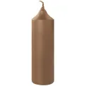 Brown Metallic Candle 20x3cm - 1