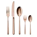 Zestaw sztućców Linear PVD 30 elementów (6 osób) Copper - 1