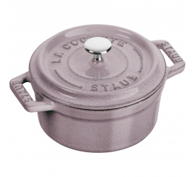 Garnek żeliwny Mini Cocotte 10cm 250ml kwiat wiśni