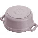 Garnek żeliwny Mini Cocotte 10cm 250ml kwiat wiśni - 2