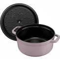 Garnek żeliwny Cocotte 20cm 2,2l kwiat wiśni - 5
