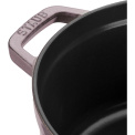 Garnek żeliwny Cocotte 20cm 2,2l kwiat wiśni - 4
