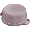 Garnek żeliwny Cocotte 20cm 2,2l kwiat wiśni - 3