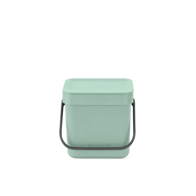 Sort & Go 3l Trash Can for Segregation Jade Green