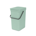 Kosz na odpady Sort & Go 12l do segregacji Jade Green