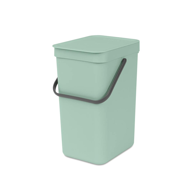Sort & Go 12l Trash Can for Segregation Jade Green