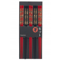 Set of 5 chopstick sets 22.5cm Japanese pattern