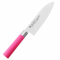 Nóż Macaron Pink 17cm Santoku - 1