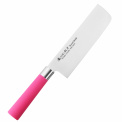 Nóż Macaron Pink 17cm Nakiri - 1