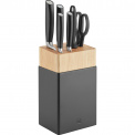 Set of 4 All * Star Knives in Silver Block - 1