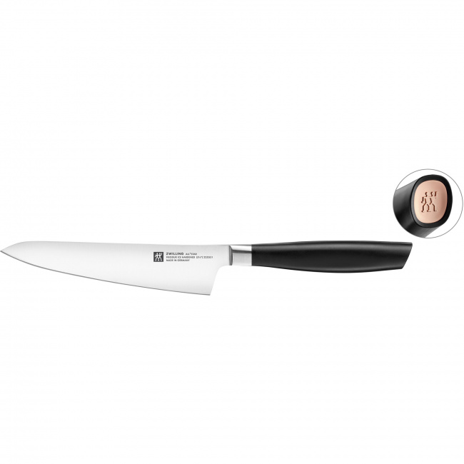 All * Star 14cm Compact Chef's Knife Pink - 1