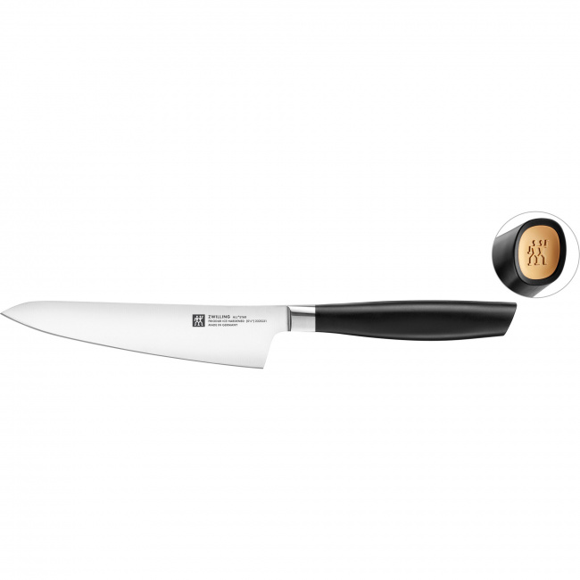 All * Star 14cm Compact Chef's Knife Matte Gold
