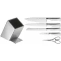 Grand Gourmet 4-knife Set + scissors in block - 10