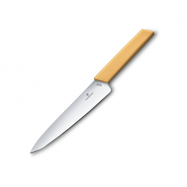 Nóż Swiss Modern 19cm do porcjowania żółty