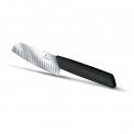 Swiss Modern 17cm Santoku Knife Black - 2