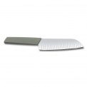 Swiss Modern 17cm Santoku Knife Olive Green - 3