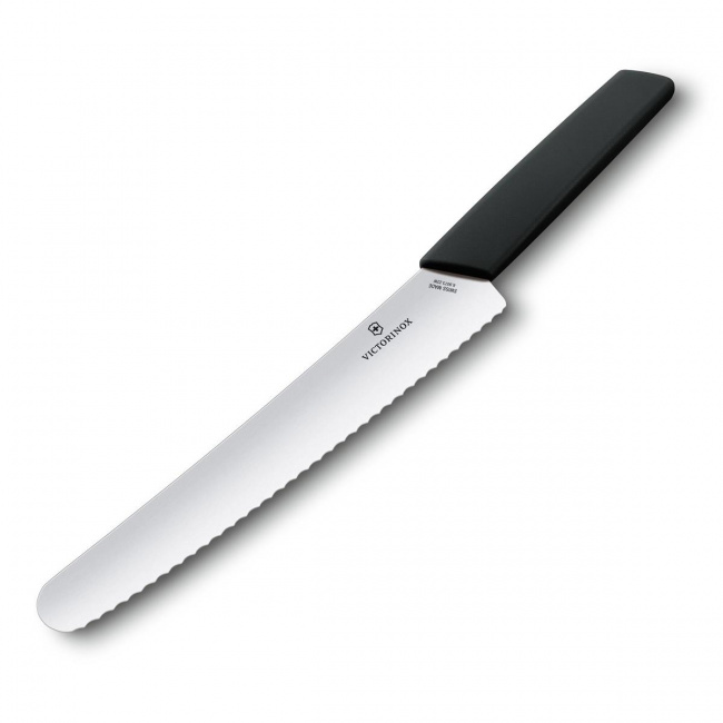 Nóż Swiss Modern 22cm ząbkowany czarny