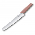 Nóż Swiss Modern 22cm ząbkowany różowy - 1