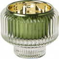 Candle holder 7.5x6cm green - 1