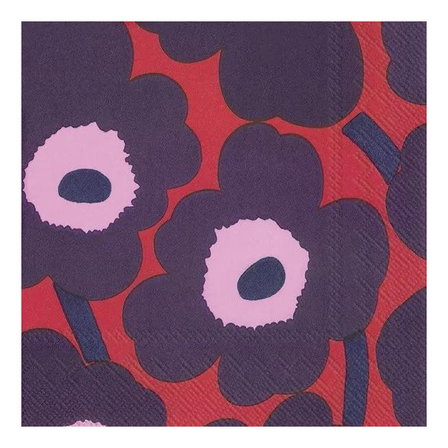 Napkins 33x33cm Unikko 20pcs.