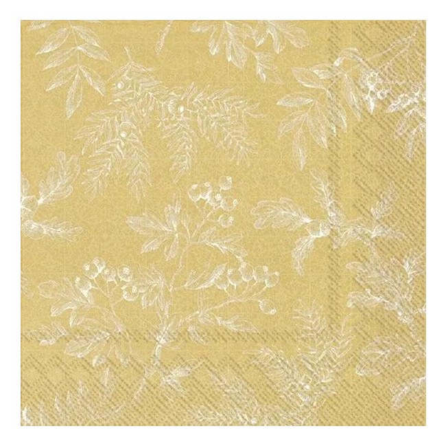 Napkins 33x33cm Silents Plants 20pcs.