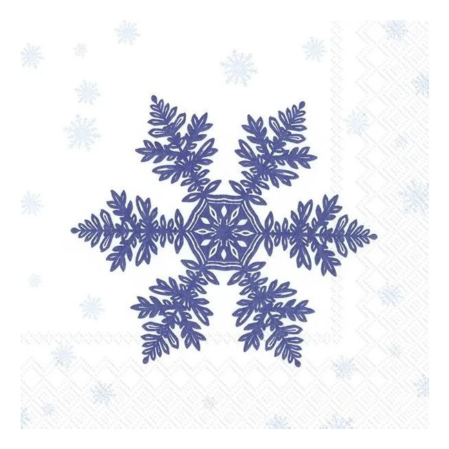 Napkins 33x33cm Big Snowflake 20pcs.