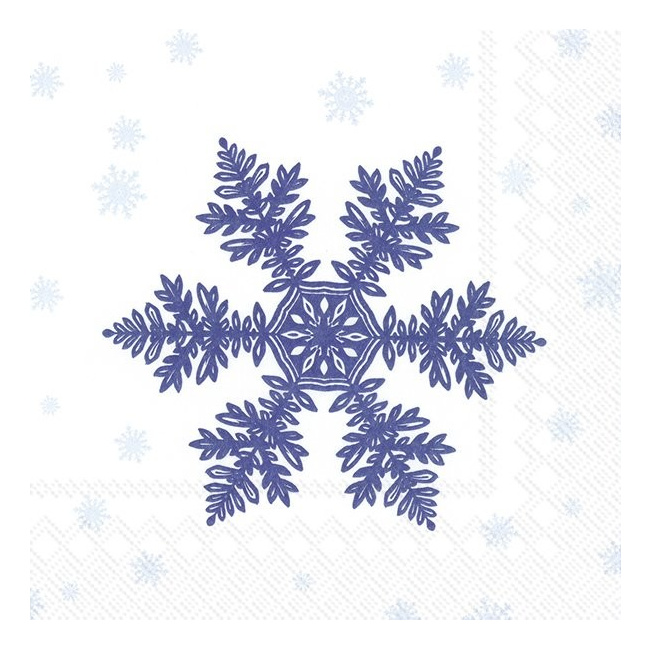 Serwetki 33cm Big Snowflake