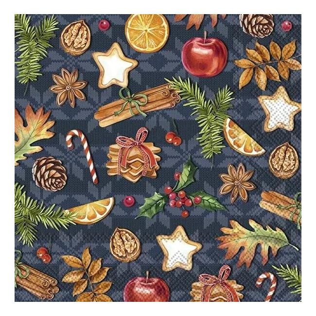 Napkins 33x33cm Winter Scents 20pcs.