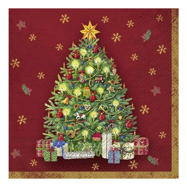 Napkins 33x33cm Festive Tree 20pcs.
