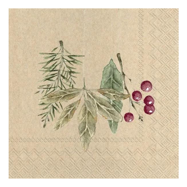 Napkins 33x33cm Winter Cherish 20pcs.