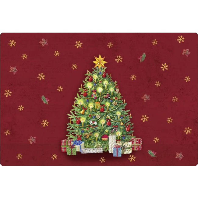 Placemat 43x29cm Festive Tree