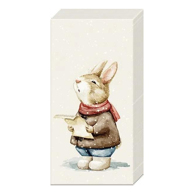 Napkins Leise Rieselt der Schnee 21x21cm 10pcs.