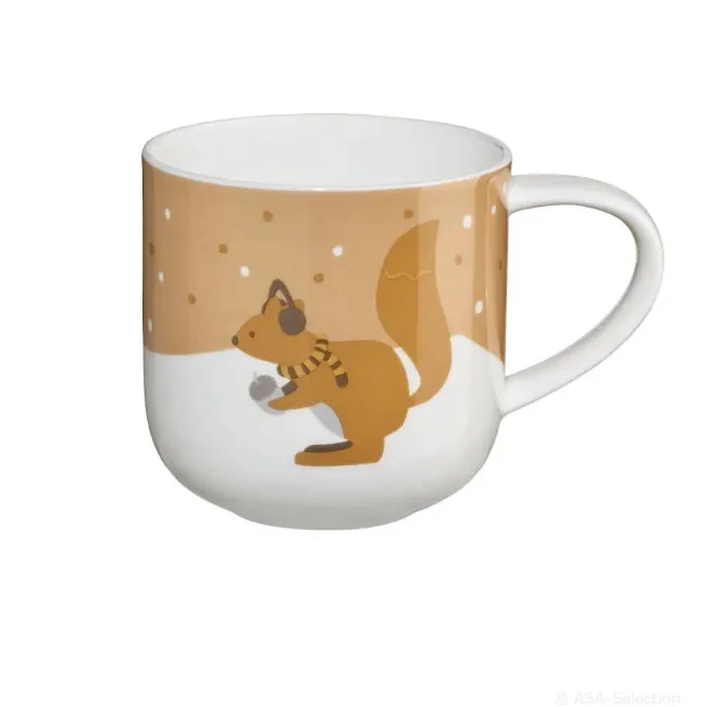 Kubek Coppa Winter Animals 400ml Wiewiórka - 1