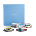 Wonderlust Set of 4 Cups with Saucers 140ml for tea - 5