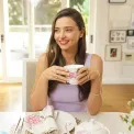 Komplet 4 filiżanek ze spodkiem Miranda Kerr Everyday Friendship 275ml do herbaty - 3