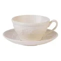 Filiżanka ze spodkiem Festivity Ivory 180ml do herbaty - 1