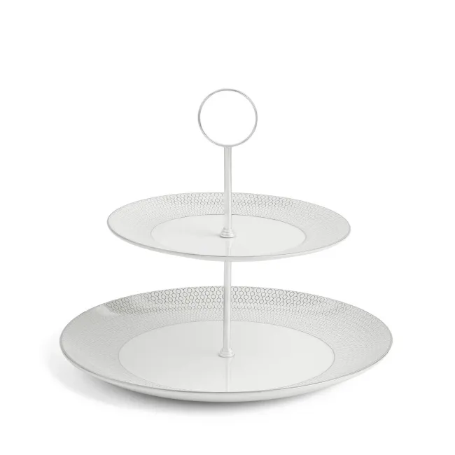 Etażerka Gio Platinum 28cm II poziomowa