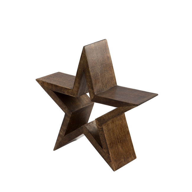 Gwiazda 44cm drewno mango - 1